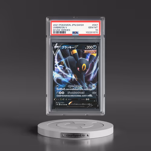 2021 Pokémon Sword & Shield Eevee Heroes #047 Umbreon V - Holo (PSA 10 GEM MINT)