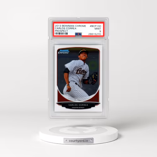 2013 Bowman Chrome Prospect #BCP100 Carlos Correa (PSA 9 MINT)
