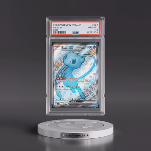 2023 Pokémon Sv4a-Shiny Treasure EX #327 Mew EX - Holo Ssr (PSA 10 GEM MINT)