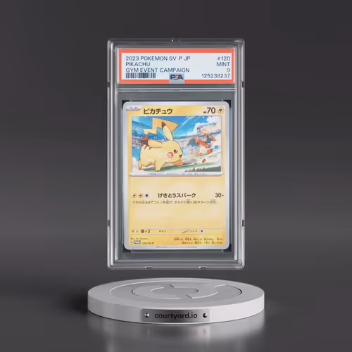 2023 Pokémon SV-P Promo #120 Pikachu - Gym Event Campaign (PSA 9 MINT)
