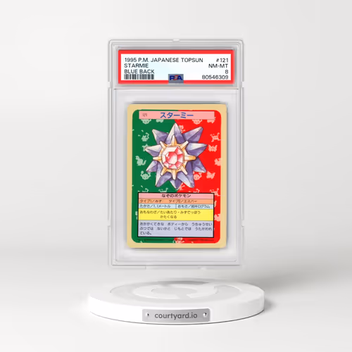 1997 Pokémon Topsun #121 Starmie - Blue Back (PSA 8 NM-MT)
