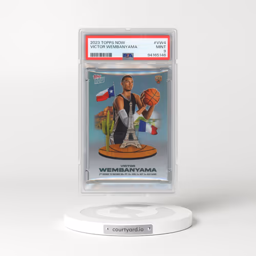 2023 Topps Now #VW4 Victor Wembanyama (PSA 9 MINT)