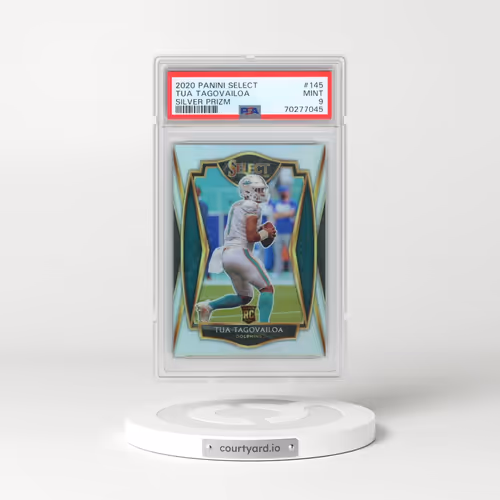 2020 Panini Select #145 Tua Tagovailoa - Silver Prizm (PSA 9 MINT)