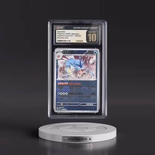 2023 Pokémon Card 151 #130/165 Gyarados - Reverse Holo Poke Ball (CGC 10 PRISTINE)