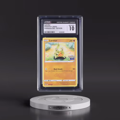 2022 Pokémon GO #037/078 Larvitar (CGC 10 GEM MINT)