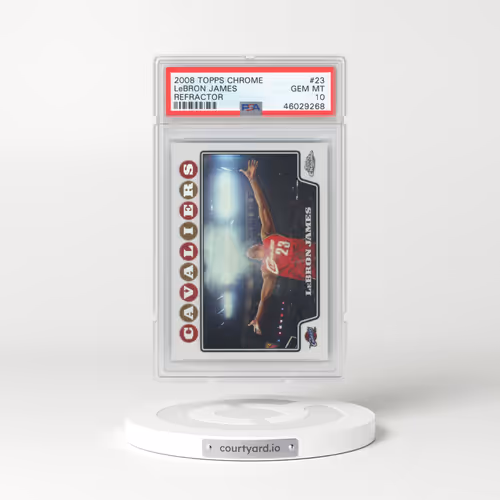 2008 Topps Chrome #23 LeBron James - Refractor (PSA 10 GEM MINT)