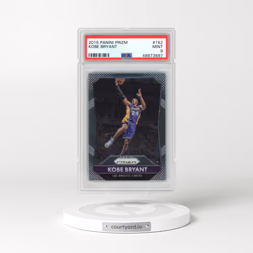 2015 Panini Prizm #182 Kobe Bryant (PSA 9 MINT)