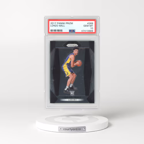 2017 Panini Prizm #289 Lonzo Ball (PSA 10 GEM MINT)