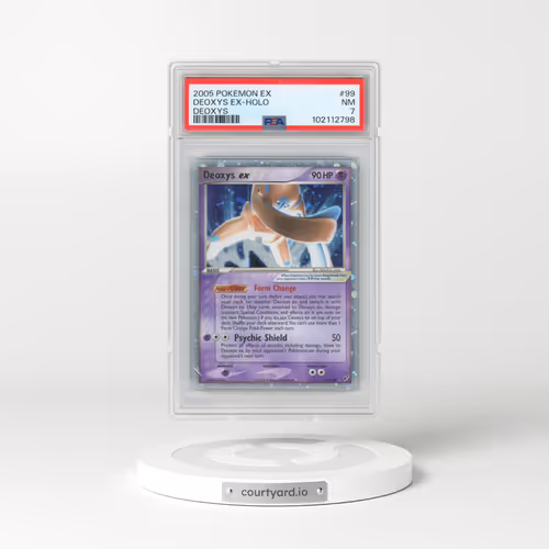 2005 Pokémon EX Deoxys #99 Deoxys EX - Holo Holo (PSA 7 NM)