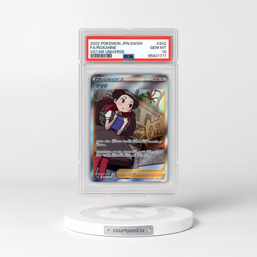 2022 Pokémon Sword & Shield Vstar Universe #242 Roxanne - Full Art (PSA 10 GEM MINT)