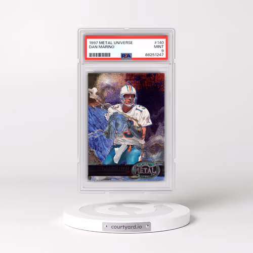 1997 Metal Universe #140 Dan Marino (PSA 9 MINT)