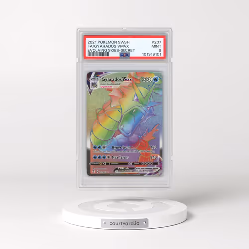 2021 Pokémon Sword & Shield Evolving Skies #207 Gyarados Vmax - Full Art Secret (PSA 9 MINT)
