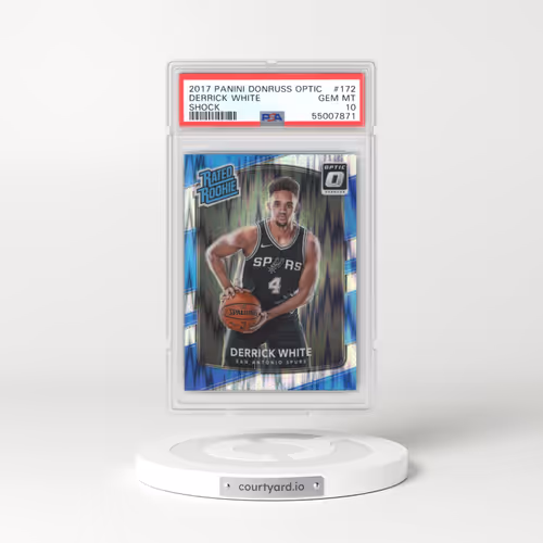 2017 Panini Donruss Optic #172 Derrick White - Shock (PSA 10 GEM MINT)