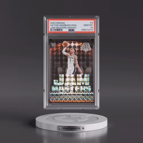 2023 Panini Mosaic Jam Masters #3 Victor Wembanyama - Mosaic (PSA 10 GEM MINT)