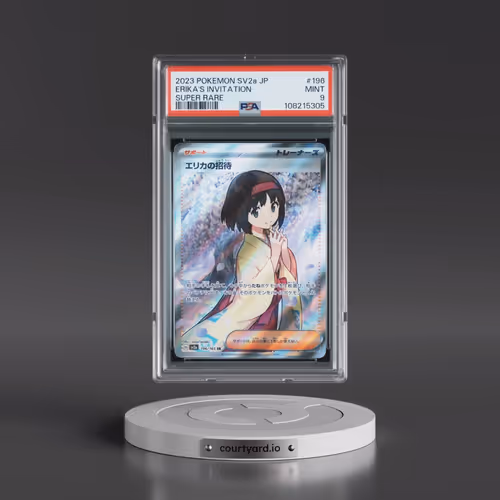 2023 Pokémon Sv2a-Pokémon 151 #196 Erika's Invitation - Super Rare (PSA 9 MINT)