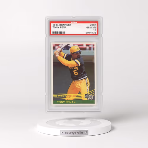 1984 Donruss #186 Tony Pena (PSA 10 GEM MINT)
