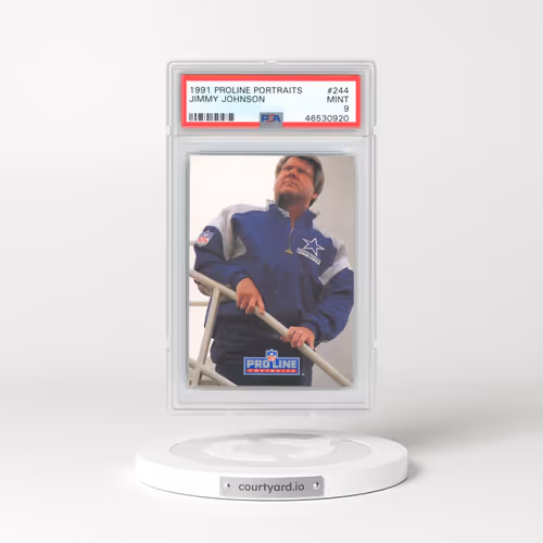 1991 Proline Portraits #244 Jimmy Johnson (PSA 9 MINT)