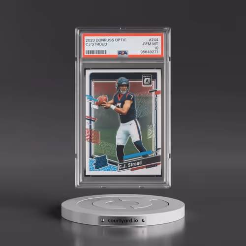 2023 Panini Donruss Optic #244 CJ Stroud (PSA 10 GEM MINT)