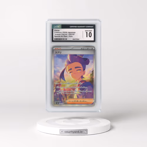 2024 Pokémon Sv8a-Terastal Fest EX #230 Kieran - Special Art Rare (CGC 10 GEM MINT)