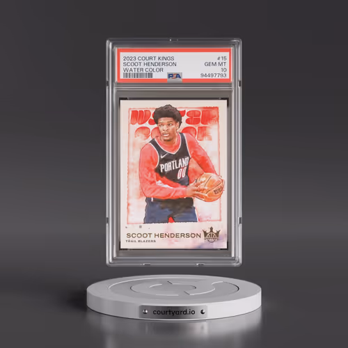 2023 Panini Court Kings Water Color #15 Scoot Henderson (PSA 10 GEM MINT)