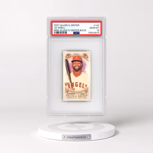 2021 Topps Allen & Ginter #142 Jo Adell - Mini-Allen & Ginter Back (PSA 10 GEM MINT)