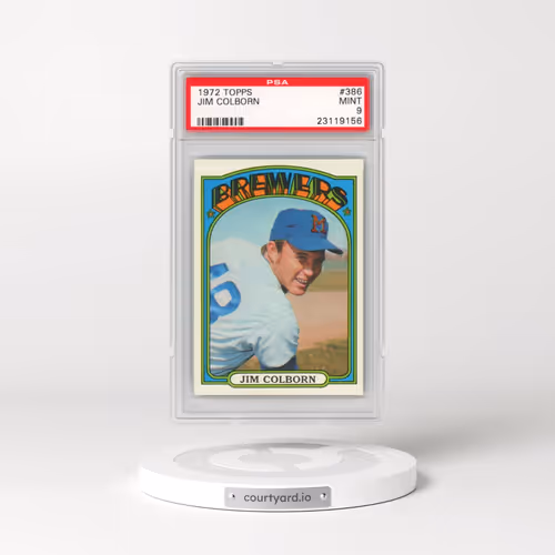 1972 Topps #386 Jim Colborn (PSA 9 MINT)