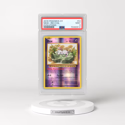 2016 Pokémon XY Evolutions #53 Mew - Reverse Foil (PSA 9 MINT)