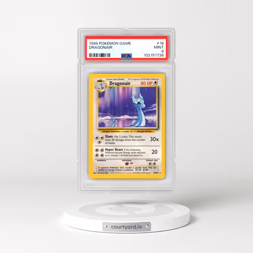 1999 Pokémon Game #18 Dragonair (PSA 9 MINT)