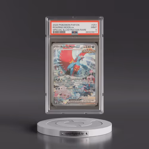 2023 Pokémon Par EN-Paradox Rift #251 Roaring Moon EX - Holo Special Illustration Rare (PSA 9 MINT)