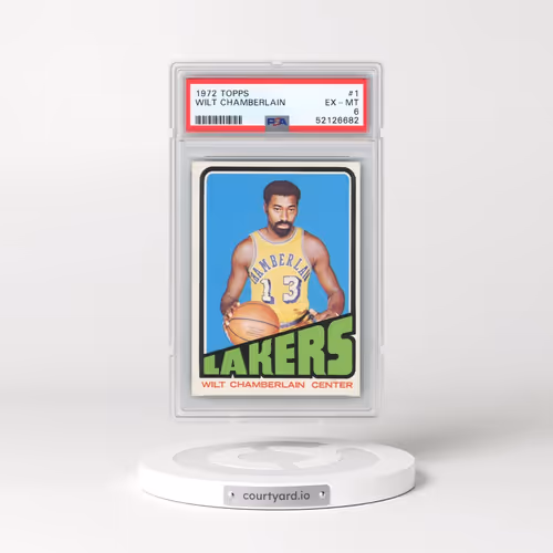1972 Topps #1 Wilt Chamberlain (PSA 6 EX-MT)