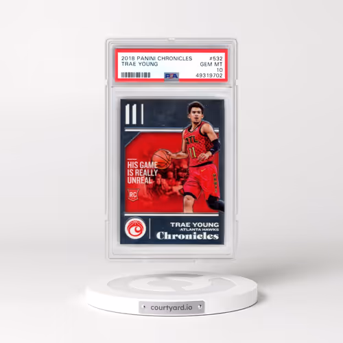 2018 Panini Chronicles #532 Trae Young (PSA 10 GEM MINT)