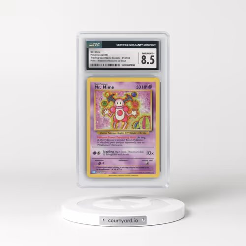 2023 Trading Card Game Classic - CLV, CLC, CLB #013/034 Mr. Mime - Blastoise & Suicune ex Deck - CLB Holo (CGC 8.5 NM-MT+)