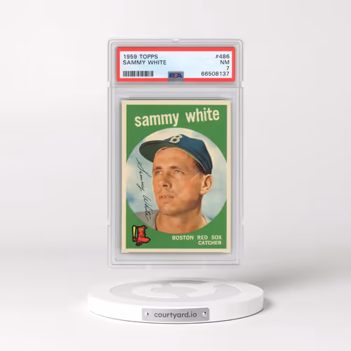 1959 Topps #486 Sammy White (PSA 7 NM)