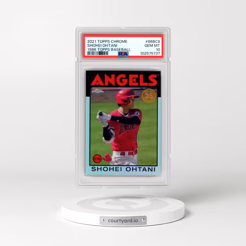 2021 Topps Chrome 1986 Topps Baseball #86BC9 Shohei Ohtani (PSA 10 GEM MINT)