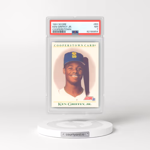 1991 Score Cooperstown #B3 Ken Griffey Jr (PSA 7 NM)