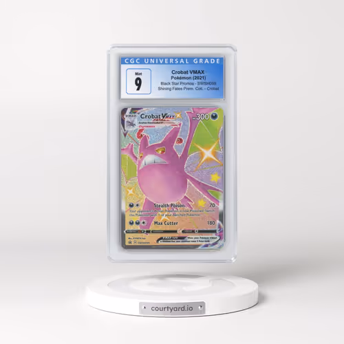 2017 Black Star Promos - Sword & Shield #SWSH099 Crobat VMAX - Holo Shining Fates Premium Collection
