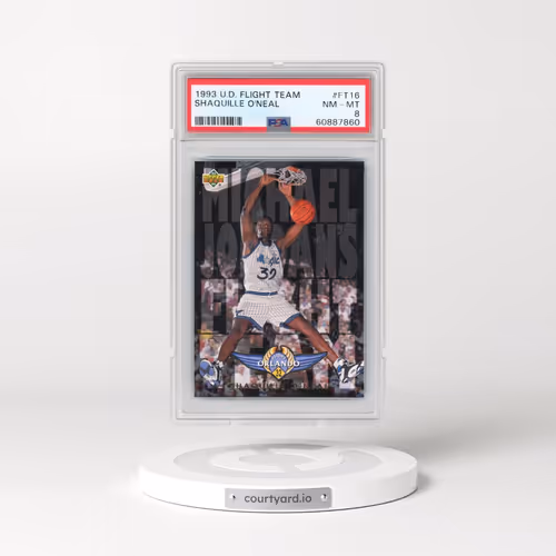 1993 Upper Deck Flight Team #FT16 Shaquille O'Neal (PSA 8 NM-MT)