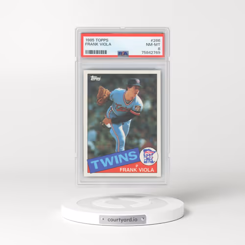 1985 Topps #266 Frank Viola (PSA 8 NM-MT)