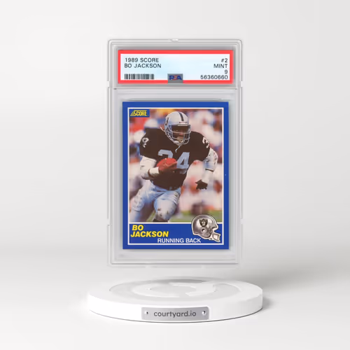 1989 Score #2 Bo Jackson (PSA 9 MINT)