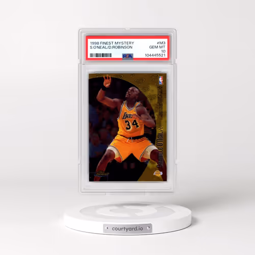 1998 Finest Mystery #M3 D.Robinson/S.O'Neal (PSA 10 GEM MINT)