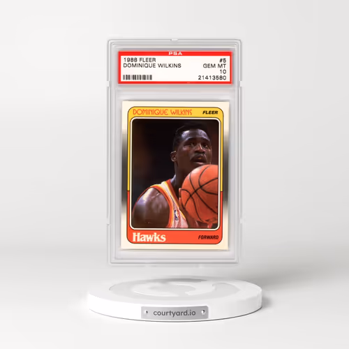 1988 Fleer #5 Dominique Wilkins (PSA 10 GEM MINT)