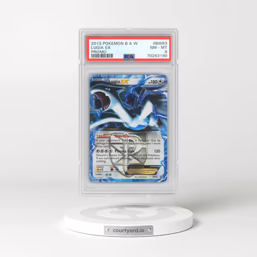 2013 Pokémon Black & White Promo #BW83 Lugia EX - Holo (PSA 8 NM-MT)