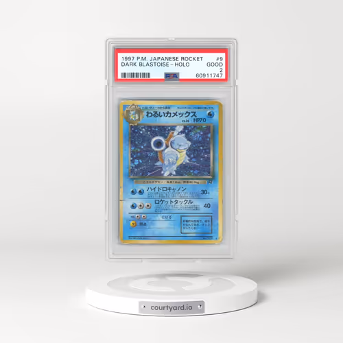 1997 Pokémon Rocket #9 Dark Blastoise - Holo (PSA 2 GOOD)