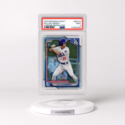 2024 Bowman Draft #BDC24 Kellon Lindsey - Chrome-Refractor (PSA 9 MINT)