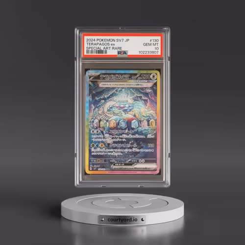 2024 Pokémon SV7-Stellar Miracle #130 Terapagos EX - Holo Special Art Rare (PSA 10 GEM MINT)