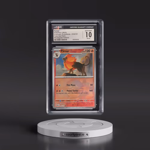 2025 Prismatic Evolutions - PRE EN #016/131 Pyroar - Poké Ball Holo (CGC 10 GEM MINT)