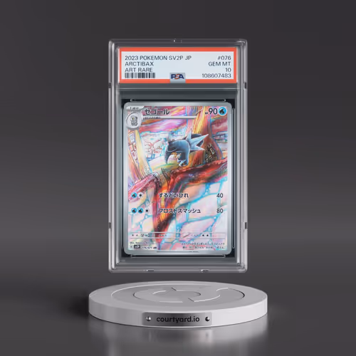 2023 Pokémon Sv2p-Snow Hazard #076 Arctibax - Art Rare (PSA 10 GEM MINT)