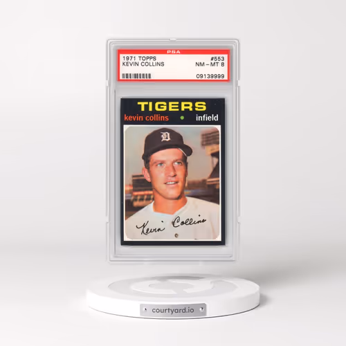1971 Topps #553 Kevin Collins (PSA 8 NM-MT)