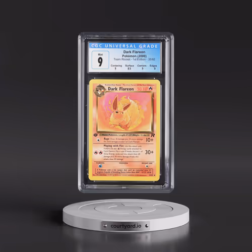 2000 Team Rocket #35/82 Dark Flareon - 1st Edition 1st Edition (CGC 9 MINT)