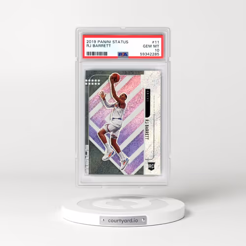 2019 Panini Status #11 RJ Barrett (PSA 10 GEM MINT)